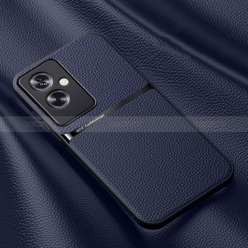 Funda Lujo Cuero Carcasa DY3 para Oppo A79 5G Azul