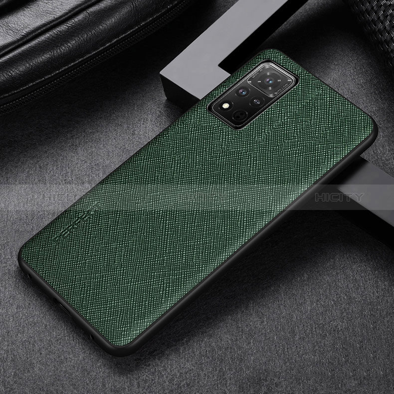 Funda Lujo Cuero Carcasa GS1 para Huawei Honor V40 5G Verde