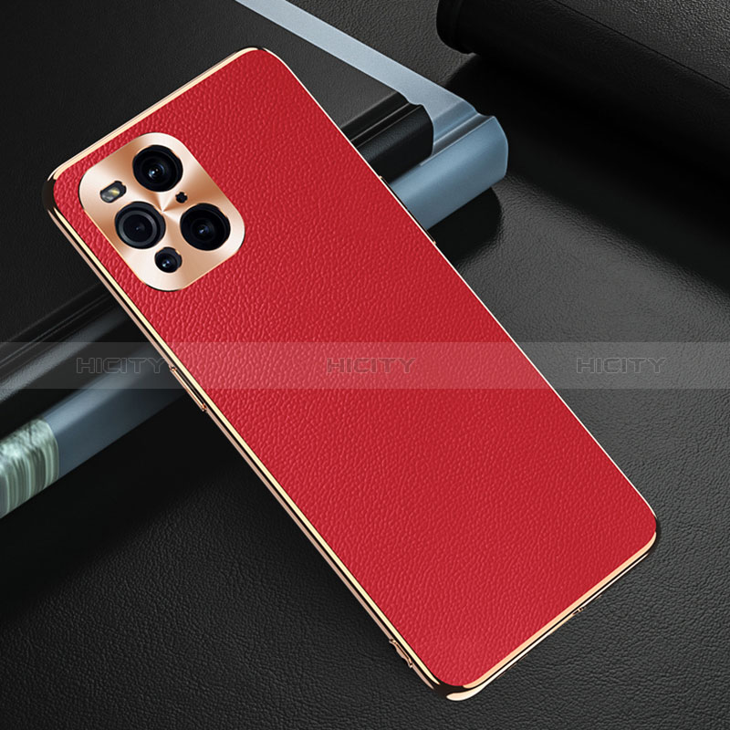 Funda Lujo Cuero Carcasa GS1 para Oppo Find X3 5G