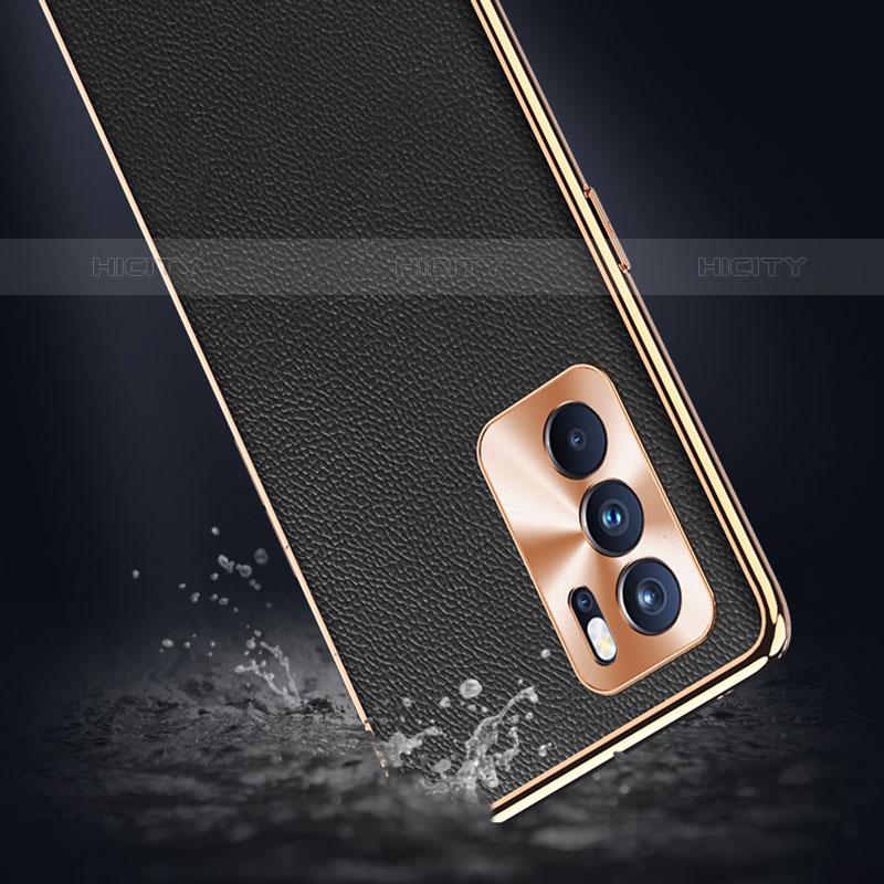 Funda Lujo Cuero Carcasa GS1 para Oppo Reno6 Pro 5G India