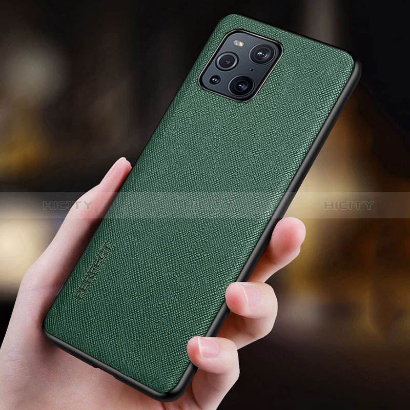 Funda Lujo Cuero Carcasa GS2 para Oppo Find X3 5G