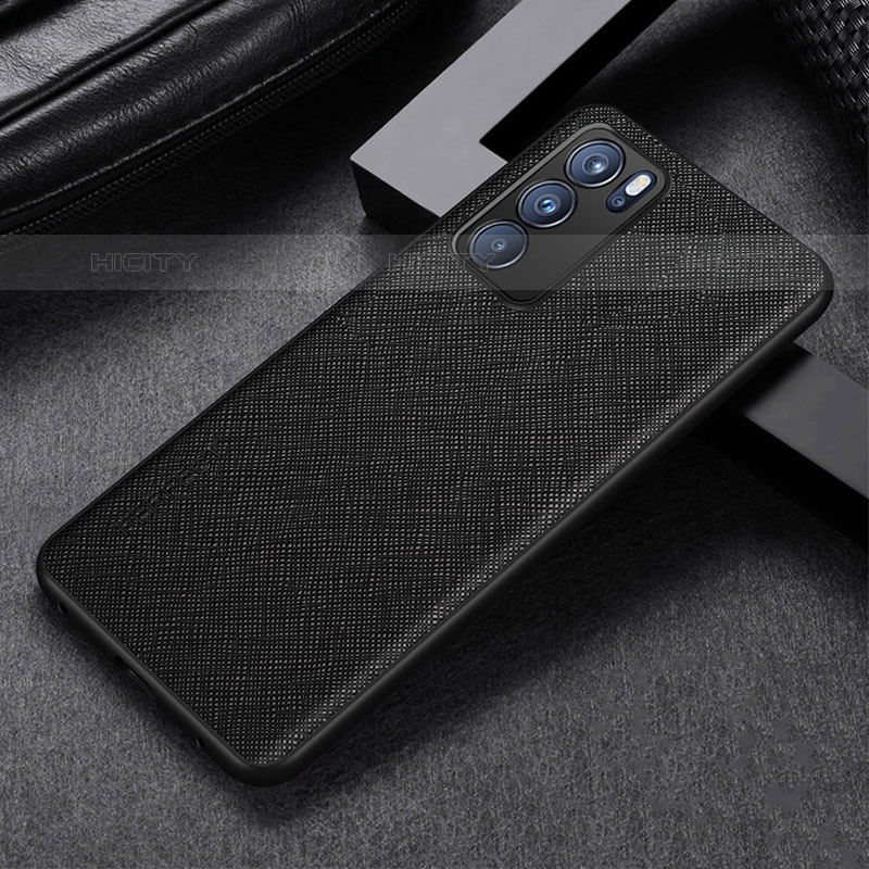 Funda Lujo Cuero Carcasa GS2 para Oppo Reno6 Pro 5G India