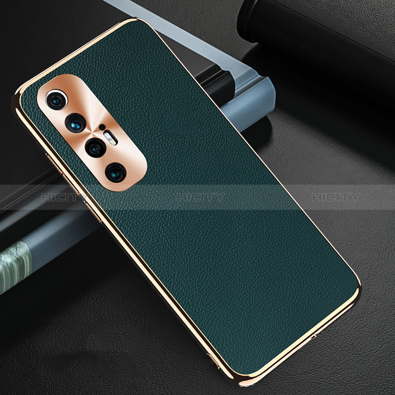 Funda Lujo Cuero Carcasa GS2 para Xiaomi Mi 10S 5G Verde