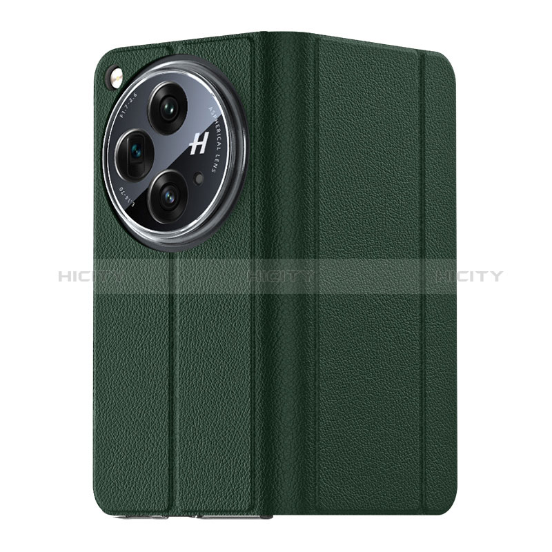 Funda Lujo Cuero Carcasa GS3 para Oppo Find N3 5G