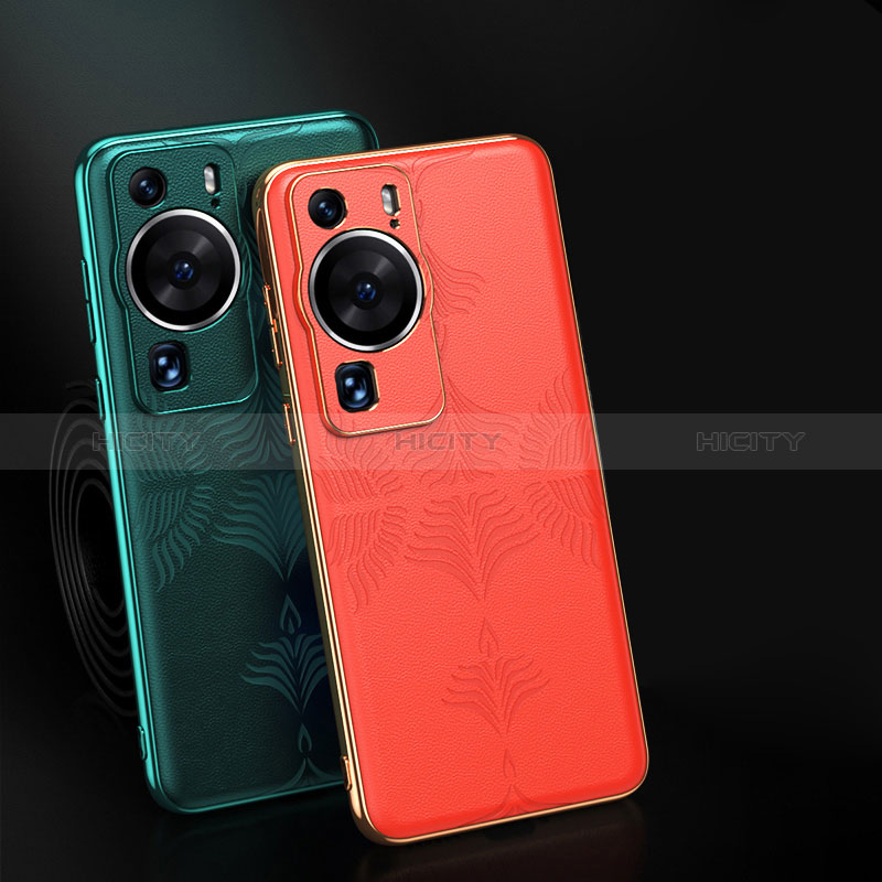 Funda Lujo Cuero Carcasa GS4 para Huawei P60 Pro