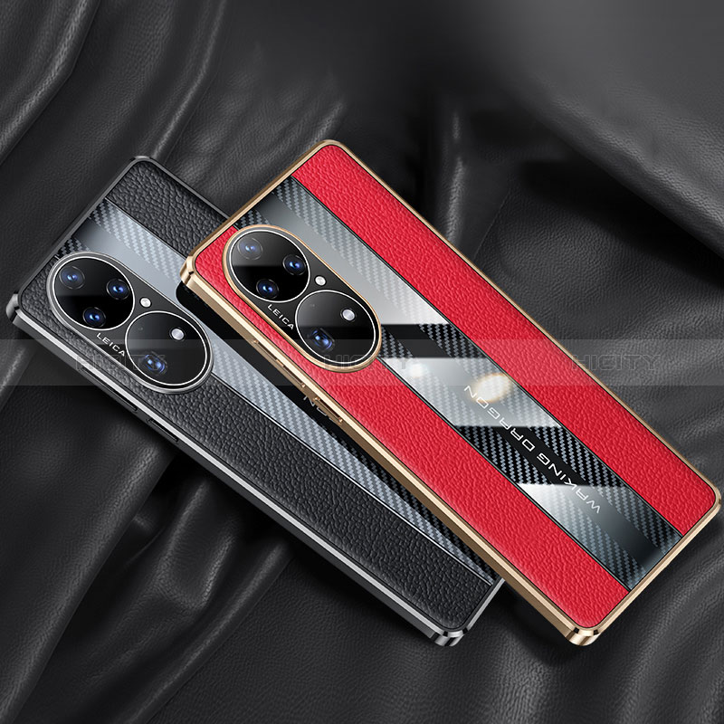 Funda Lujo Cuero Carcasa JB1 para Huawei P50 Pro