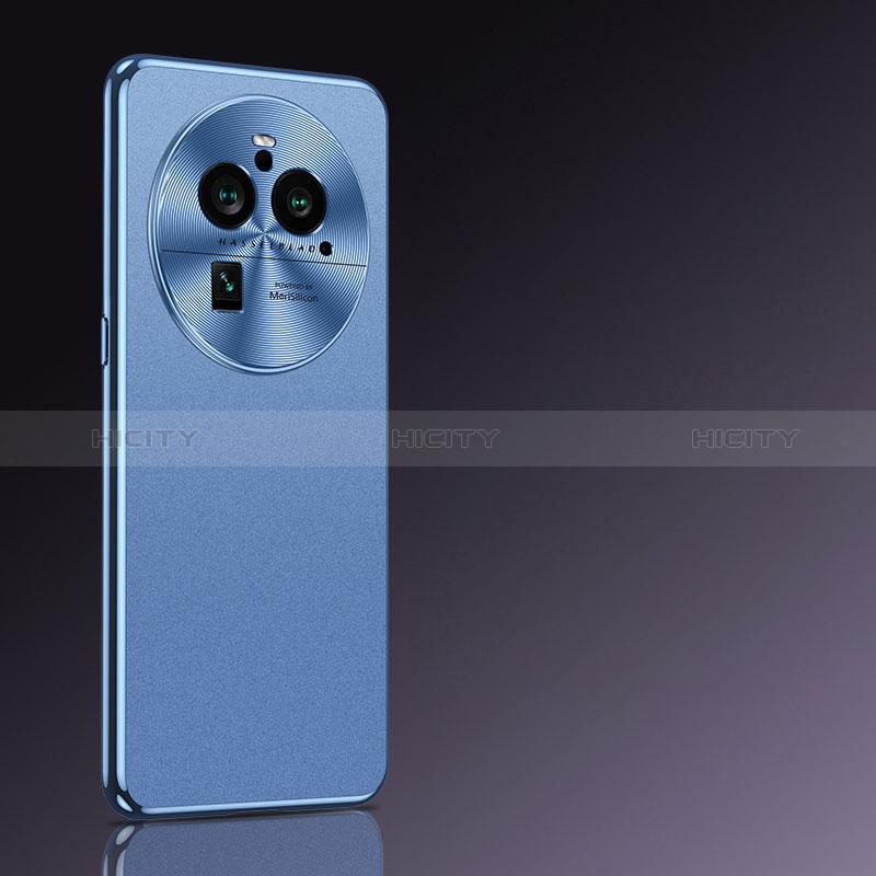 Funda Lujo Cuero Carcasa JB1 para Oppo Find X6 5G Azul