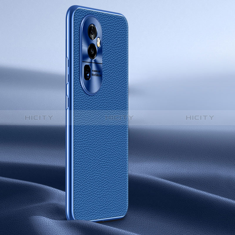 Funda Lujo Cuero Carcasa JB1 para Oppo Reno10 Pro+ Plus 5G Azul