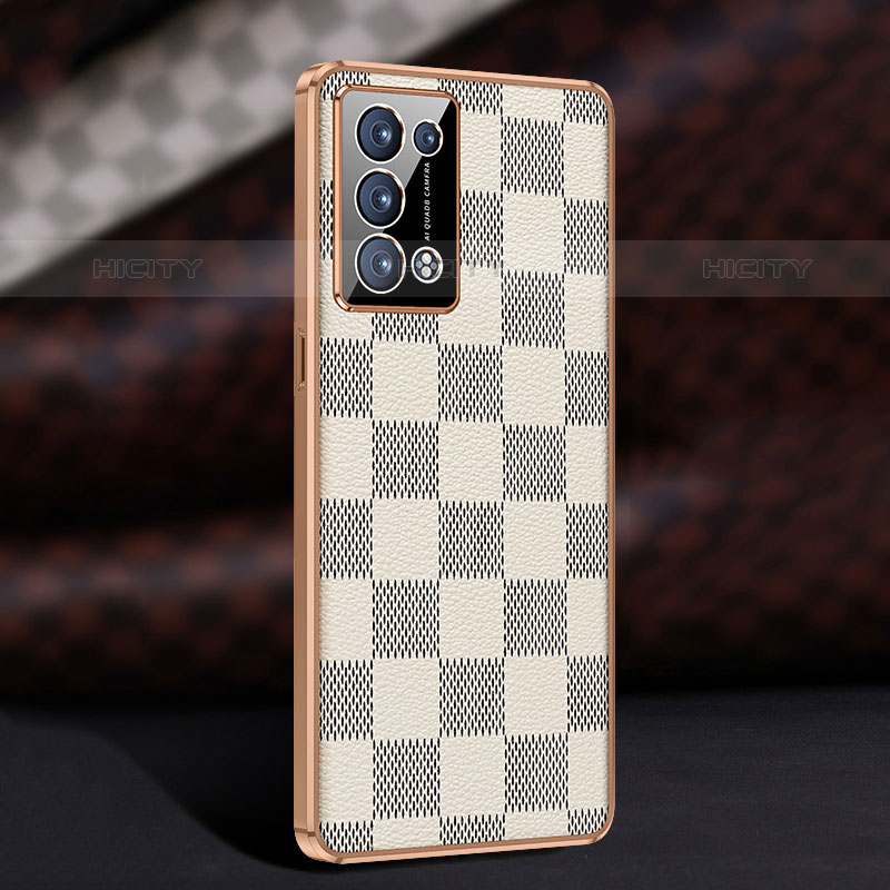 Funda Lujo Cuero Carcasa JB1 para Oppo Reno6 Pro+ Plus 5G