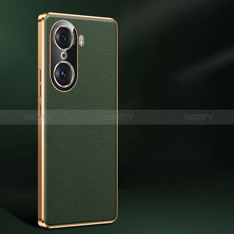 Funda Lujo Cuero Carcasa JB2 para Huawei Honor 60 Pro 5G Verde