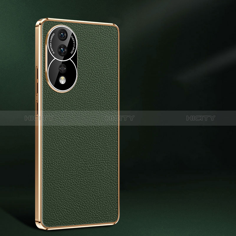 Funda Lujo Cuero Carcasa JB2 para Huawei Honor 80 5G Verde