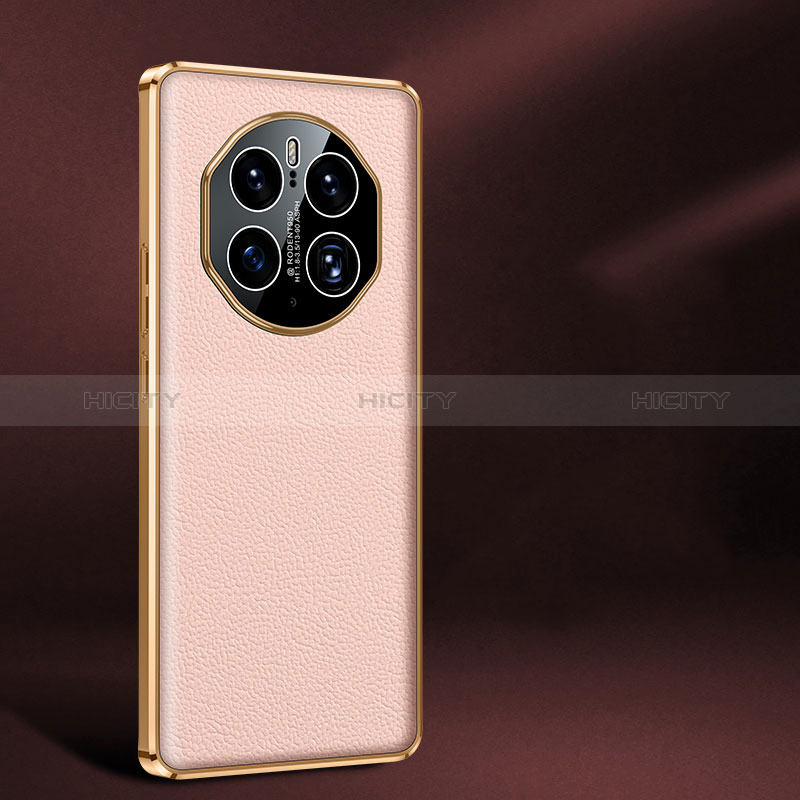 Funda Lujo Cuero Carcasa JB2 para Huawei Mate 50 Pro Rosa