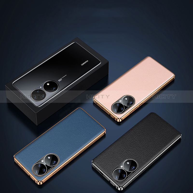 Funda Lujo Cuero Carcasa JB2 para Huawei P50 Pro