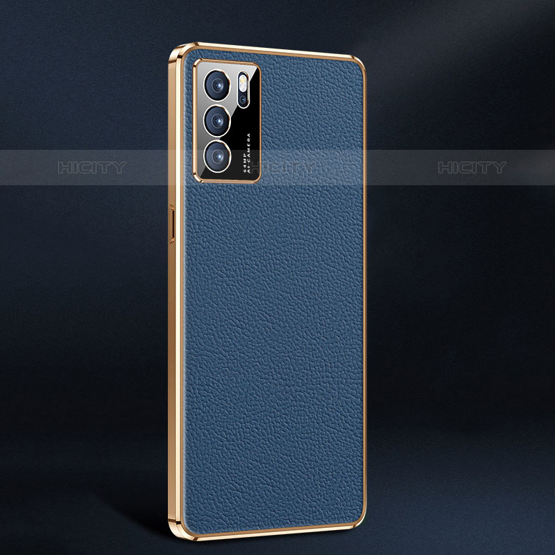 Funda Lujo Cuero Carcasa JB2 para Oppo Reno6 Pro 5G India