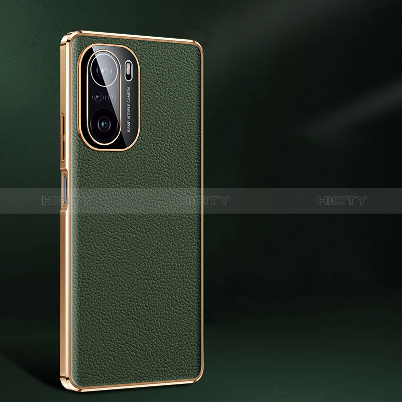 Funda Lujo Cuero Carcasa JB2 para Xiaomi Mi 11i 5G Verde