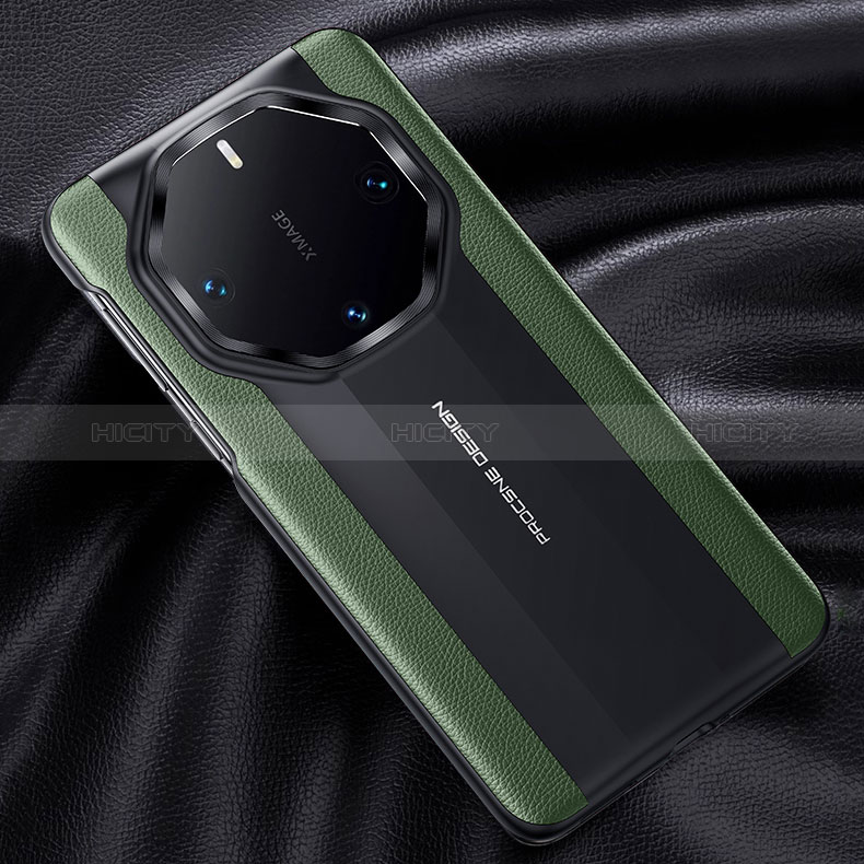 Funda Lujo Cuero Carcasa JB3 para Huawei Mate 60 RS Ultimate Verde