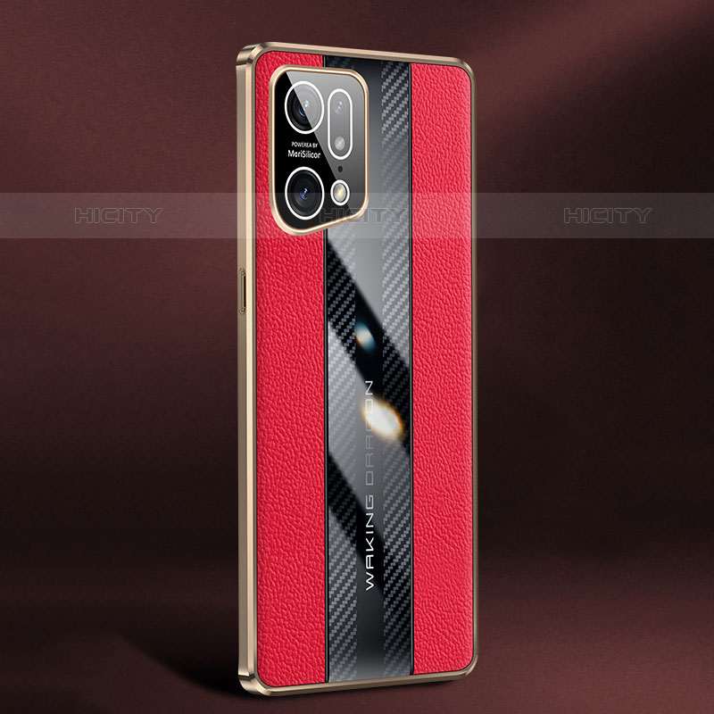 Funda Lujo Cuero Carcasa JB3 para Oppo Find X5 Pro 5G