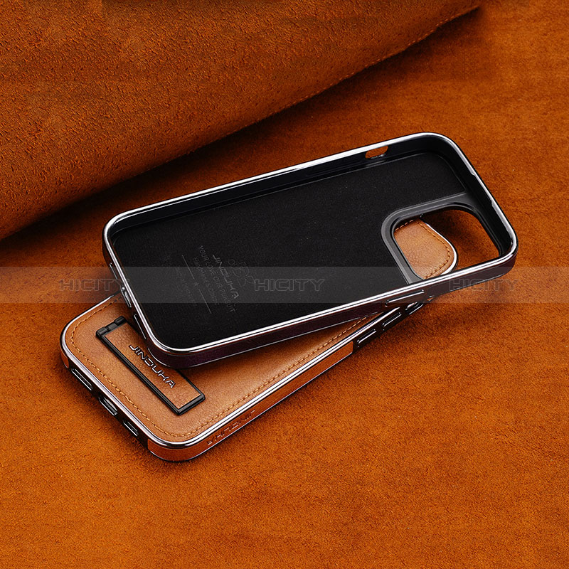 Funda Lujo Cuero Carcasa JD2 para Apple iPhone 14 Pro Max