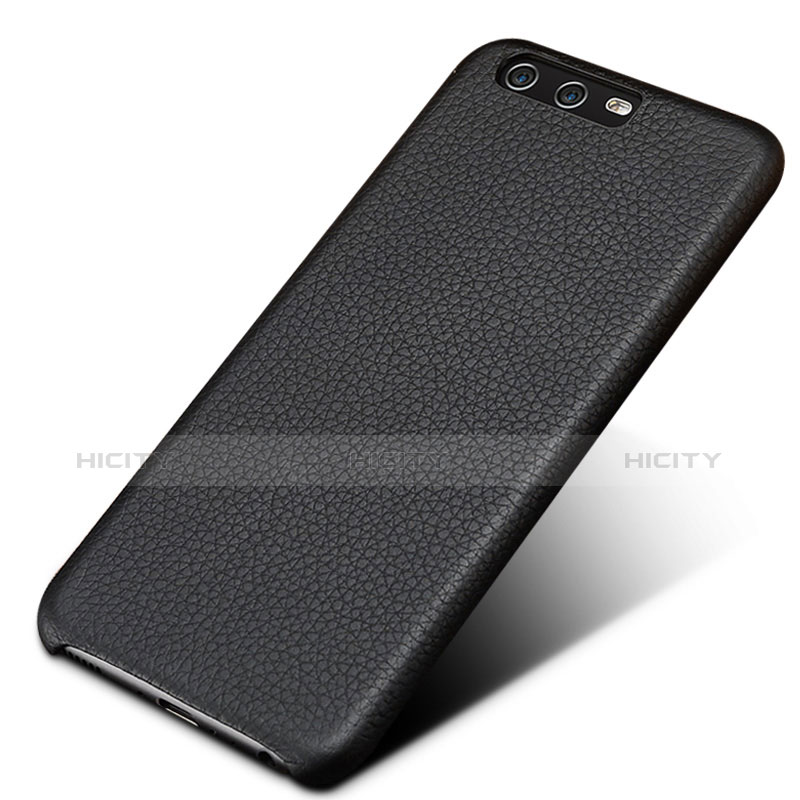 Funda Lujo Cuero Carcasa L01 para Huawei P10 Negro