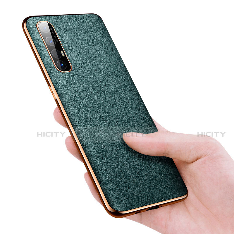 Funda Lujo Cuero Carcasa L01 para Oppo Reno3 Pro