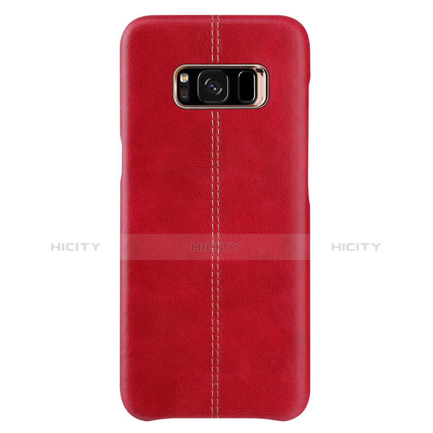 Funda Lujo Cuero Carcasa L01 para Samsung Galaxy S8 Plus Rojo