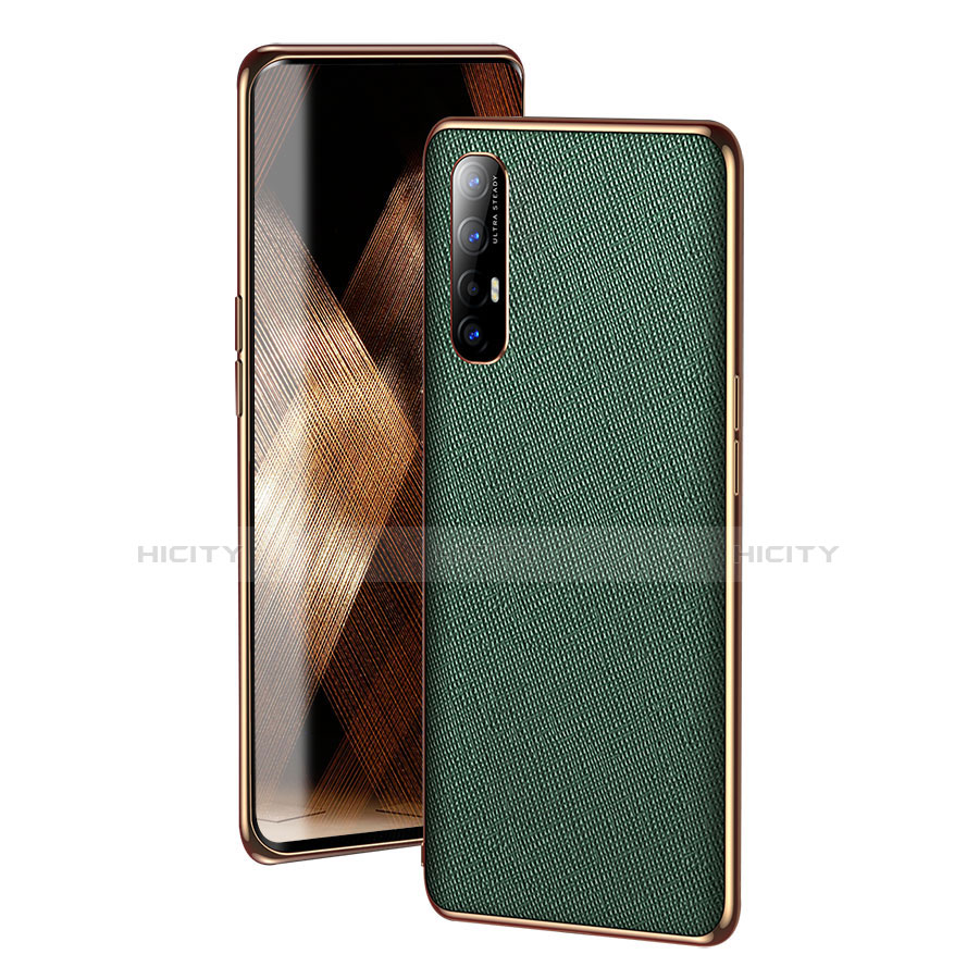 Funda Lujo Cuero Carcasa L02 para Oppo Reno3 Pro