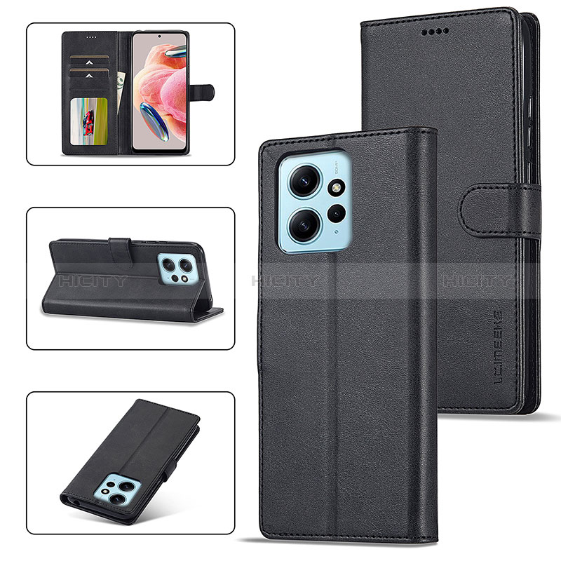 Funda Lujo Cuero Carcasa LC1 para Xiaomi Redmi Note 12 4G