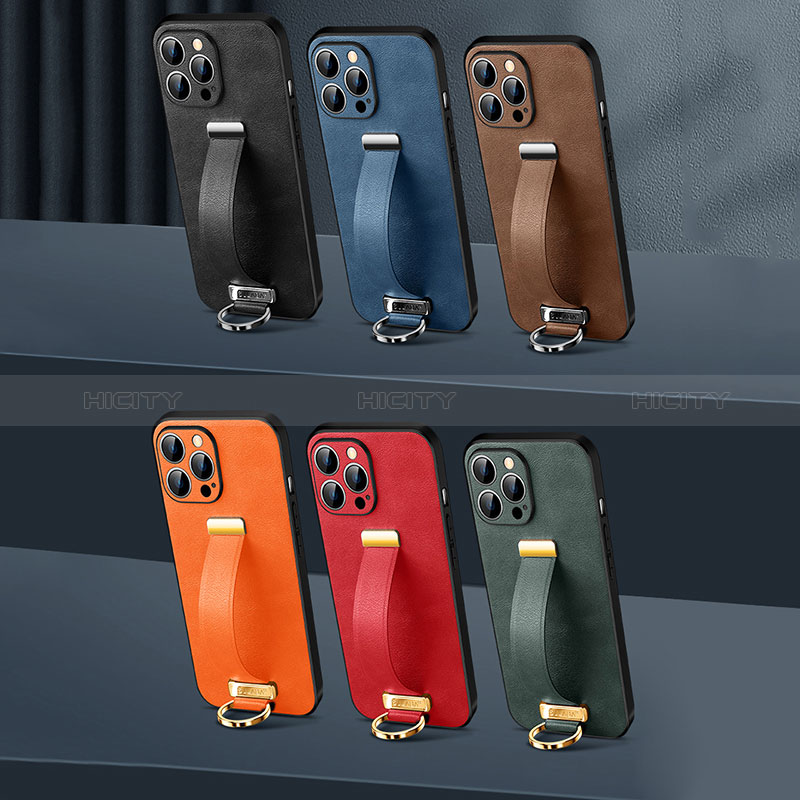 Funda Lujo Cuero Carcasa LD1 para Apple iPhone 14 Pro