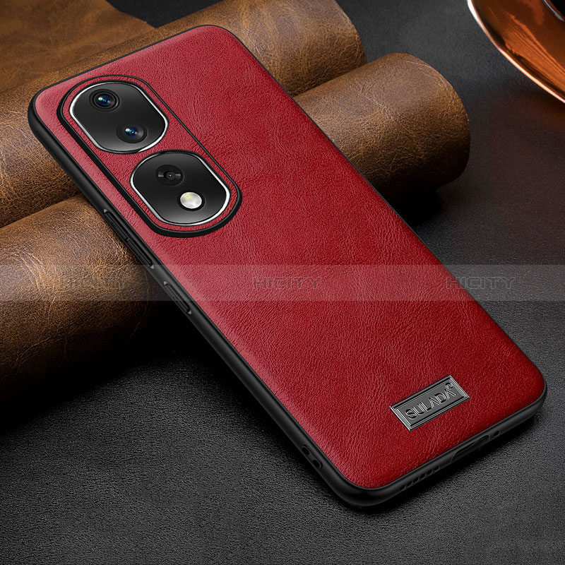 Funda Lujo Cuero Carcasa LD1 para Huawei Honor 80 Pro Flat 5G