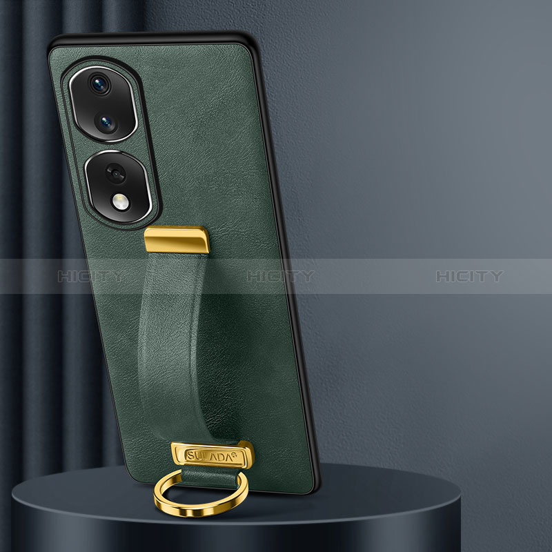 Funda Lujo Cuero Carcasa LD2 para Huawei Honor 80 Pro 5G Verde