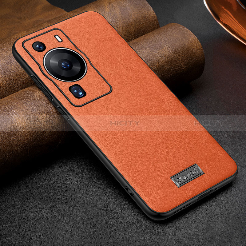 Funda Lujo Cuero Carcasa LD2 para Huawei P60 Pro