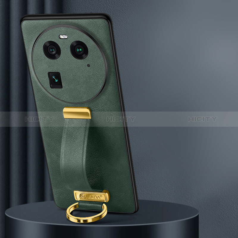 Funda Lujo Cuero Carcasa LD2 para Oppo Find X6 Pro 5G Verde