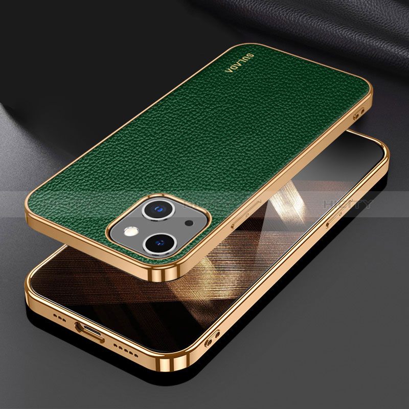 Funda Lujo Cuero Carcasa LD3 para Apple iPhone 15