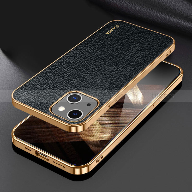 Funda Lujo Cuero Carcasa LD3 para Apple iPhone 15