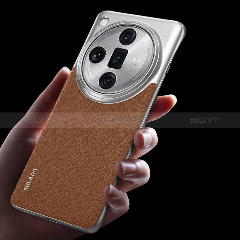 Funda Lujo Cuero Carcasa LD3 para Oppo Find X7 Ultra 5G