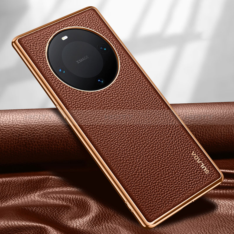 Funda Lujo Cuero Carcasa LD4 para Huawei Mate 60 Pro+ Plus