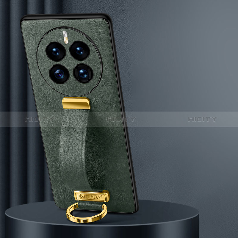 Funda Lujo Cuero Carcasa LD5 para Huawei Mate 50E Verde