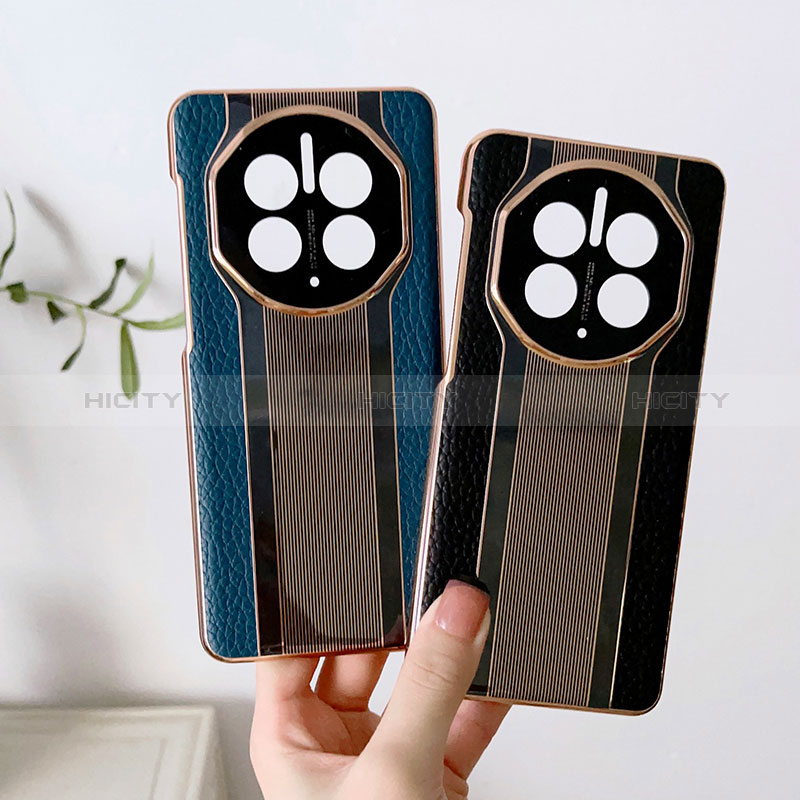 Funda Lujo Cuero Carcasa LF1 para Huawei Mate 50 Pro