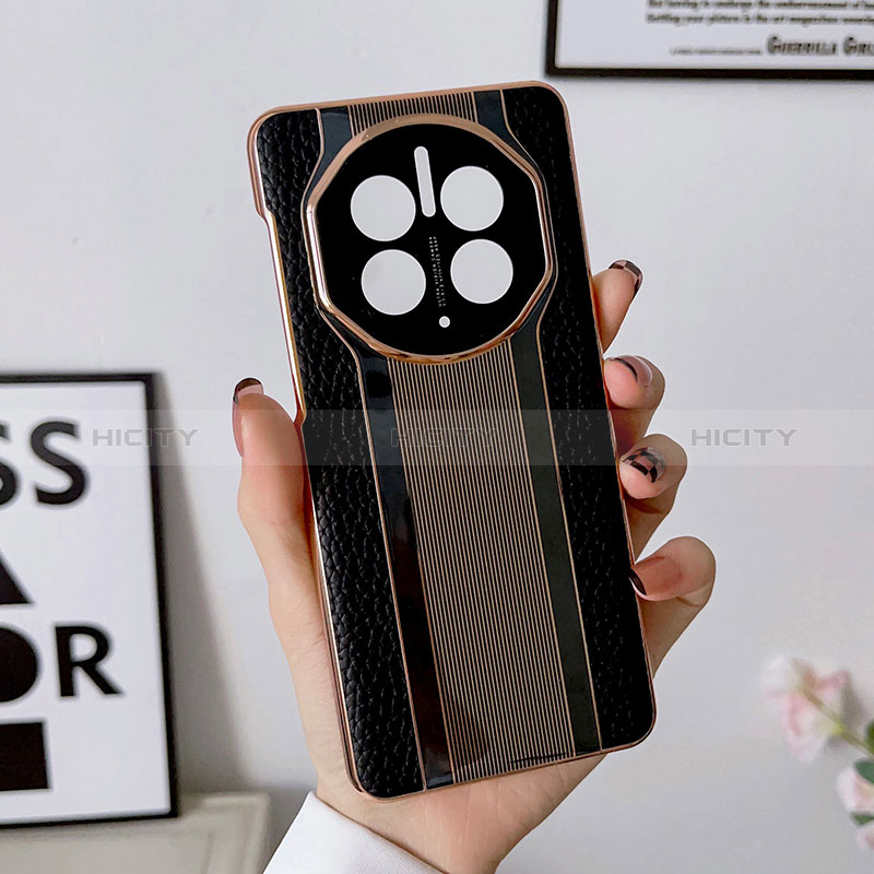 Funda Lujo Cuero Carcasa LF1 para Huawei Mate 50 Pro