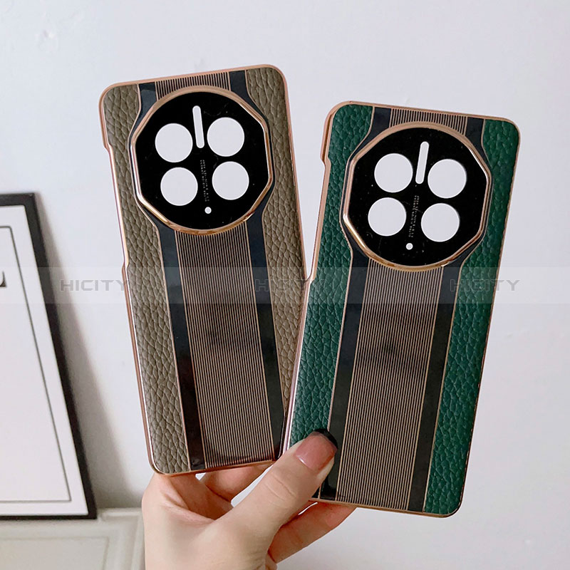 Funda Lujo Cuero Carcasa LF1 para Huawei Mate 50 Pro