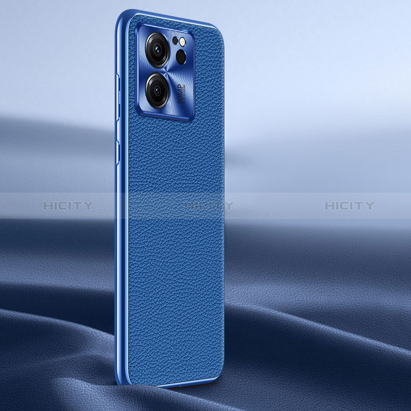 Funda Lujo Cuero Carcasa LF1 para Xiaomi Mi 13T 5G Azul