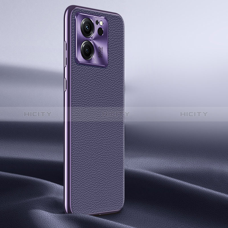 Funda Lujo Cuero Carcasa LF1 para Xiaomi Redmi K60 Ultra 5G Morado