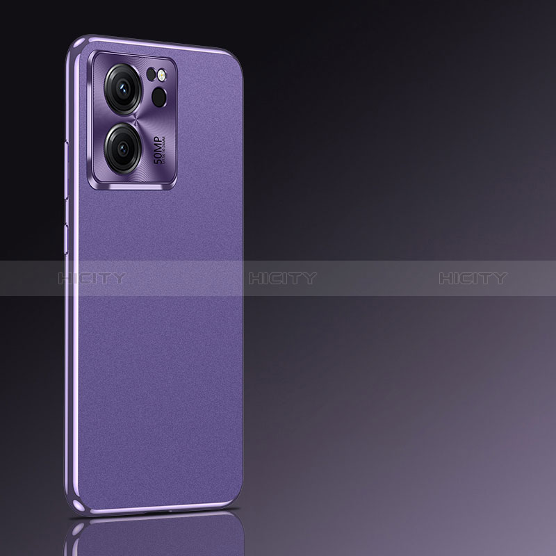 Funda Lujo Cuero Carcasa LF2 para Xiaomi Redmi K60 Ultra 5G Morado