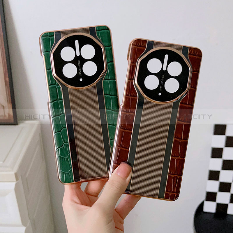 Funda Lujo Cuero Carcasa LF3 para Huawei Mate 50