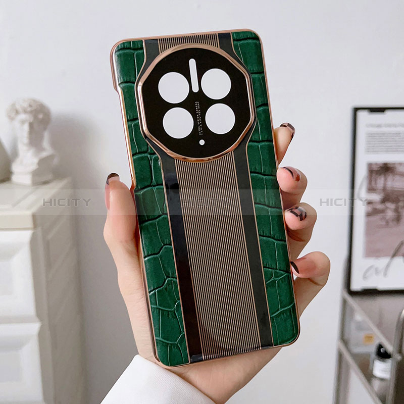 Funda Lujo Cuero Carcasa LF3 para Huawei Mate 50