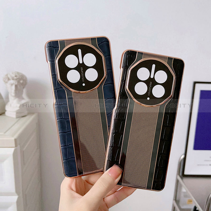 Funda Lujo Cuero Carcasa LF3 para Huawei Mate 50