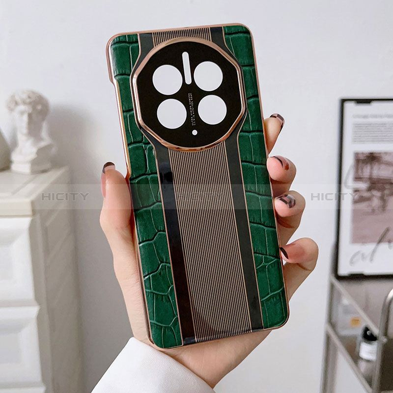 Funda Lujo Cuero Carcasa LF3 para Huawei Mate 50 Pro