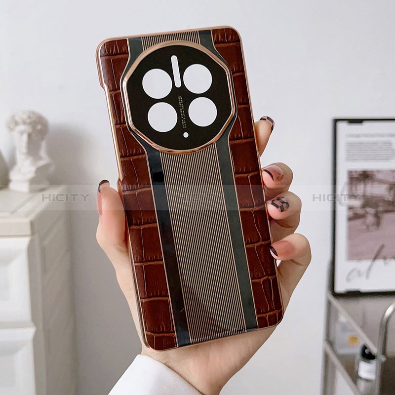 Funda Lujo Cuero Carcasa LF3 para Huawei Mate 50 RS