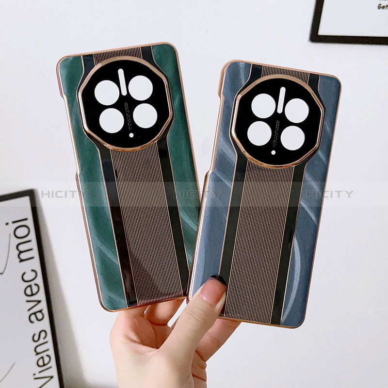 Funda Lujo Cuero Carcasa LF4 para Huawei Mate 50 Pro