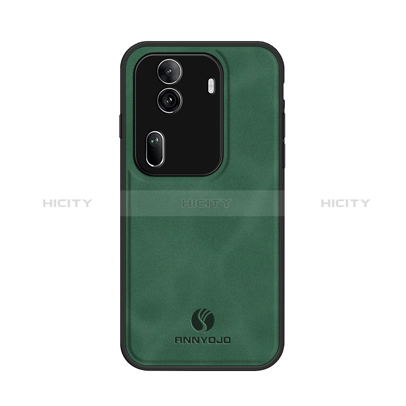 Funda Lujo Cuero Carcasa LS1 para Oppo Reno11 Pro 5G Verde